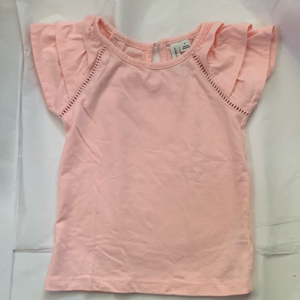 Janie and Jack light pink tshirt